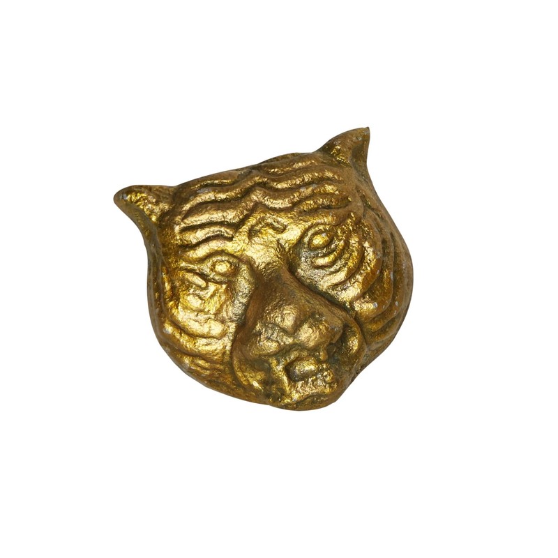 Melody Maison Gold Tiger Head Drawer Knob