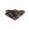 HISDERN Paisley Wedding Self Bow Tie Handkerchief Men's Self Bow