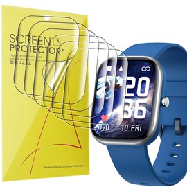Blueshaweu Compatible for Slothcloud Kids Smartwatch 1.5 Inch H97 Screen Protector, [6 Pack] Full Coverage TPU Clear Film Compatible with YOUSOKU H97 KIDS Smart Watch/Slothcloud H97 1.5" (6 pack)