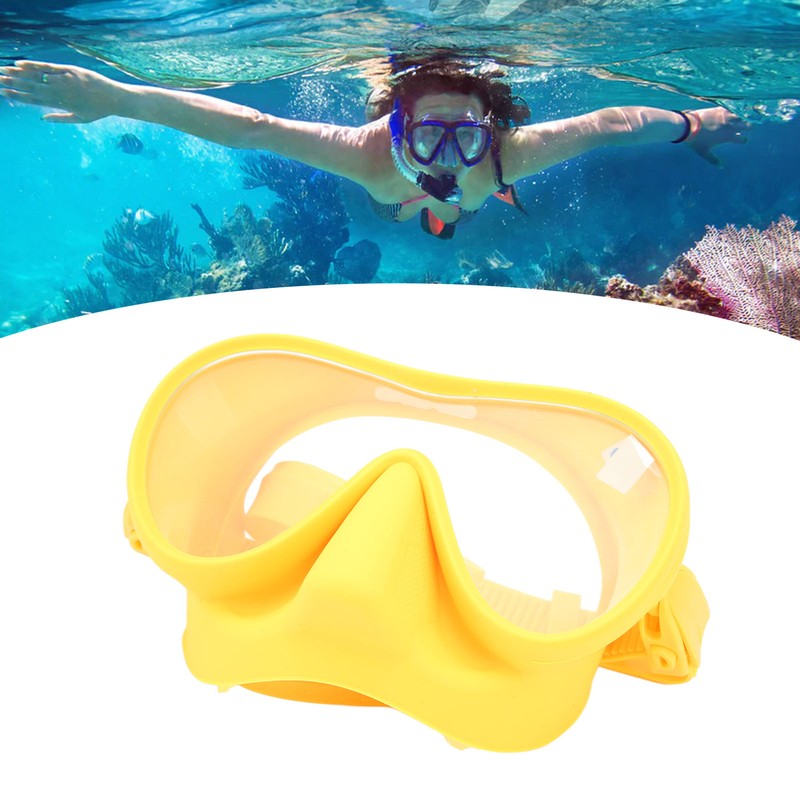 Scuba Diving Goggles Anti Fog Tempered Glass Snorkeling Dive Mask