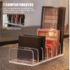 Organizador Brochas y Paletas Maquillaje Transparente Acrílico