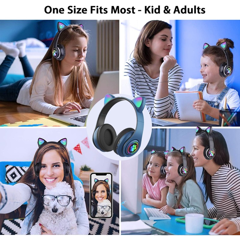 LOLO Audifonos Inalambricos Bluetooth 5.0, Diadema Audífonos con Microfono, Auriculares