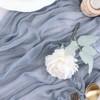 2 Pack Dusty Blue Cheesecloth Table Runner 35x120 Inch 10Ft