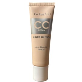 Farmasi CC Cream Color Control, Crema Correctora de Color, Fórmula Enriquecida Con Multiminerales Y Spf 25+, Retención Todo El Día, Todo Tipo De Piel, 06 Intenso
