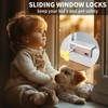 Window Locks，Sliding Window Locks with Protective Pads, Security Window Locks
