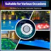 DouSeiAi 12V 45W RGB Color-Change LED Pool Light with Remote,