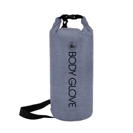 BODY GLOVE Dry Bag Waterproof Roll Top 5L/10L Small Dry Bag for Paddle Board, Kayak, Boating (Grey Melange/5L)