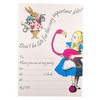 M & G Mustard & Gray Childrens Party Invitations (x12
