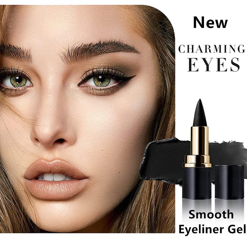 Mysense Black Gel Eye Liner Sticks Smooth Matte Black Eye-liner