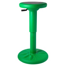 Studico ActiveChairs Adjustable Wobble Stool, Flexible Classroom Seating, Improves Focus, Posture and Helps ADHD/ADD, Sensory Chair, Active Fidget Chairs Adjusts from 16.65" to 23.75" Ages 13-18 Green