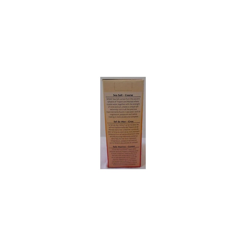 Sea Salt, (Coarse) SoSalt / Bulk Trapani 2 lb.20oz. (35.3