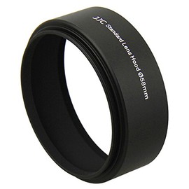 Lens Hood for Canon EF EF-S 100-300mm, 75-300mm, 70-300mm, 28-80mm, 50mm, 65mm Lens on 7D 5D Mark IV 80D 90D DSLR Camera and Other 58mm Threaded Lenses