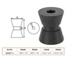 Boat Trailer Roller, 2Pcs 1.5 x 1.9in Boat Trailer Bow