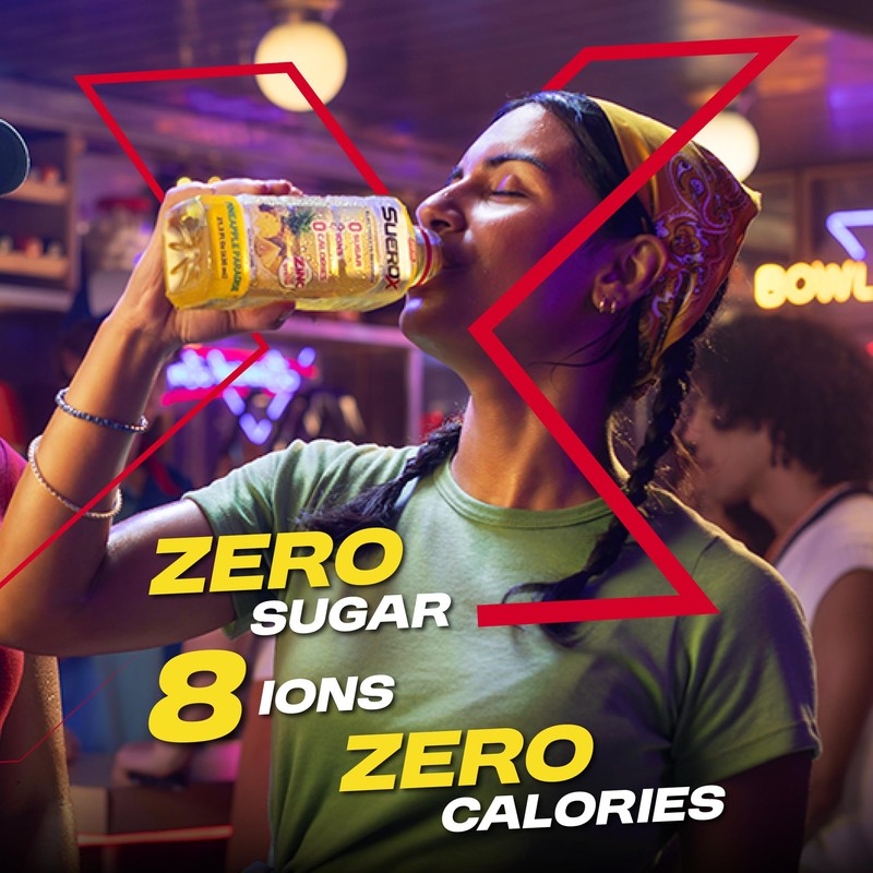 SueroX Zero Sugar Electrolyte Drink for Hydration and Recovery, Unique