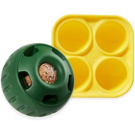 Slow Feeder Ball. Long-Lasting Interactive Toy to Keep Your Puppy Distracted - Safe for Dogs - Low-Mess Design Dog Food Leakage Natural Rubber.