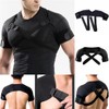Shoulder Brace Both Shoulder Compression Shoulder Support Bandage Adjustable Shoulder