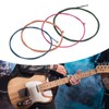 4Pcs Electric Bass String Set Clear Bright Sound Metal Colored