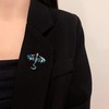 GUOXIAOMEI - Broche de dragón esmaltado clásico punk Dragon Animal