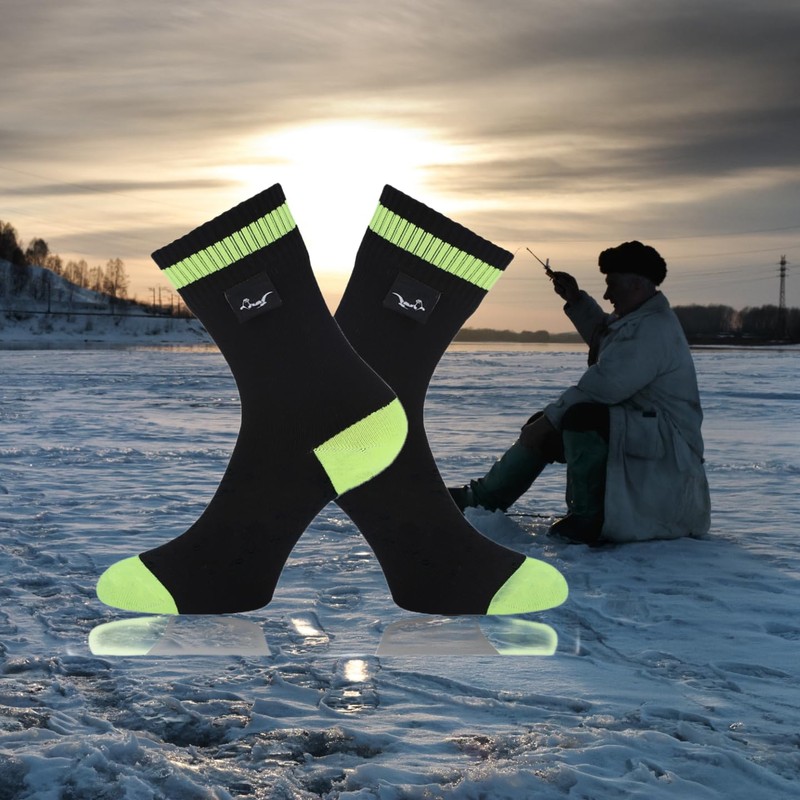 OTTERSHELL Waterproof socks for Men, 100% waterproof, breathable, windproof socks.
