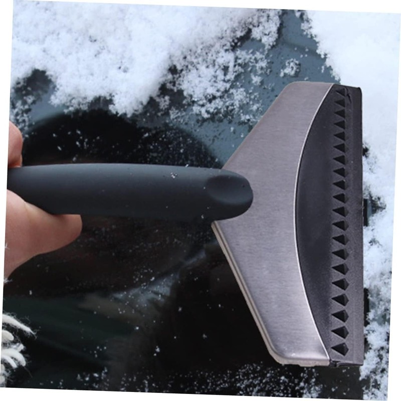 Ice Scrapers for Car Windshield, Wider Scratch Free Snow Scraper
