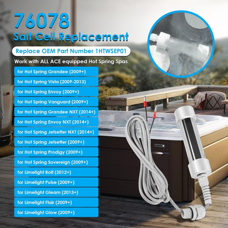 Yoursme 76078 Salt Cell Replacement for Hot Spring ACE Systems,