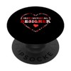 Cute Instructional Designer Valentines Day Heart PopSockets Swappable PopGrip