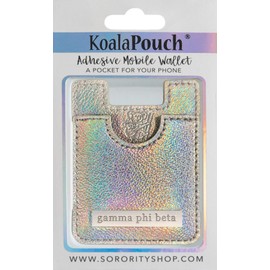 Sorority Shop Gamma Phi Beta - Glitter Koala Pouch (Holographic)