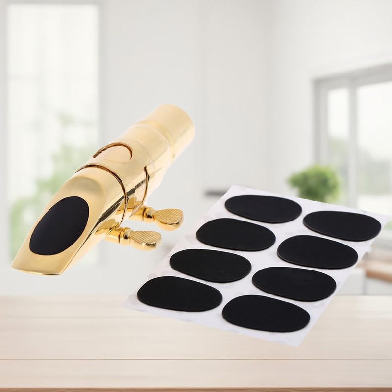 YANYULI Mouthpiece Patch, Clarinet Saxophone Cushion, 32 Pieces, Oval Cushion,