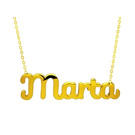 Damen-Halskette mit Namen, Edelstahl, mit Original-Geschenkbox, personalisierter Schmuck für Freunde, Brautpaar Only Faith, standard, Edelstahl, Nicht zutreffend.