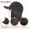 Hat Wig for Women, Baseball Cap Wig with BOB Hair
