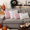 decorUhome Fall Halloween Ghost Pillow Covers 18x18 Inch Pack of