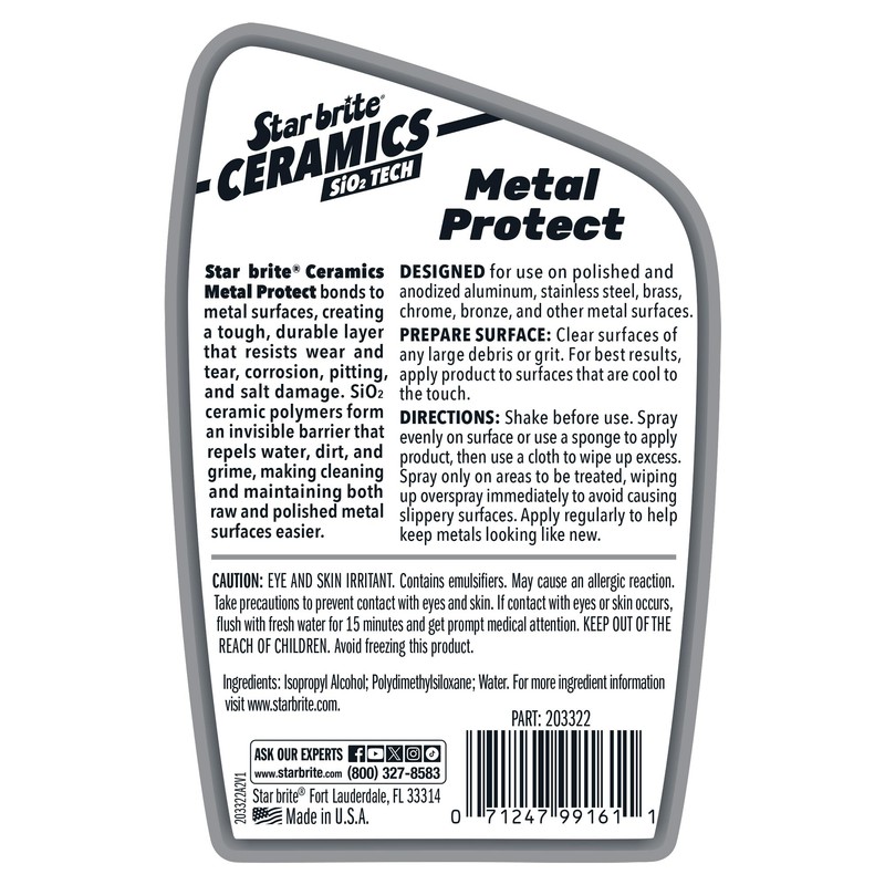 Star brite 203322 Ceramic Metal Protectant - 22 oz.