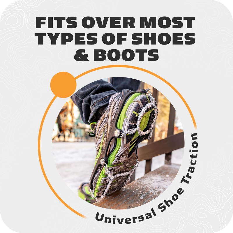 Yaktrax Diamond Grip All-Surface Traction Cleats for Walking on Ice