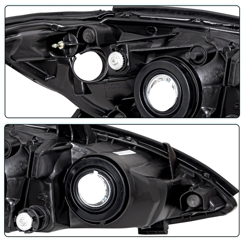 TUSDAR Headlight Assembly Set Fit for 2002-2004 Toyota Camry LE