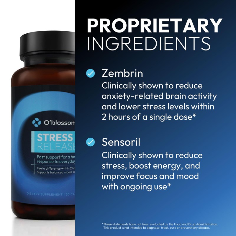 O'blossom O'blossom Stress Release with Ashwagandha, 30ct