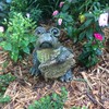 Toad Hollow Large Standing Gator with Welcome to Our Swamp