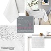 AmeliaHome Tablecloth, Lotus Effect, Water-resistant