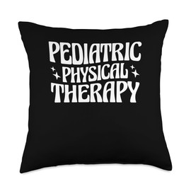 Cute Pediatric Physical Therapist Gifts PT Pediatric Physical Therapy Throw Pillow, 18x18, Multicolor