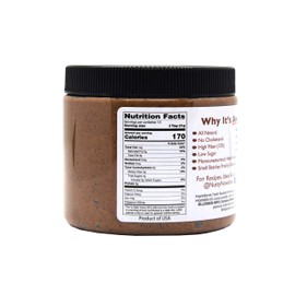 Nutty Novelties Dark Chocolate Almond Butter - High Protein, Sweet Almond Butter - All-Natural, Dark Chocolate Almond Butter Free of Cholesterol & Preservatives - Vegan Almond Butter - 30 Ounces