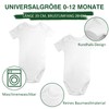 KASURE 4-Piece Set of Bibs for Painting, Baby Romper for