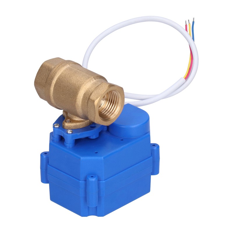 Motorized Ball Valve DN15 Brass Mini Electric Hydraulic Pipe Fittings