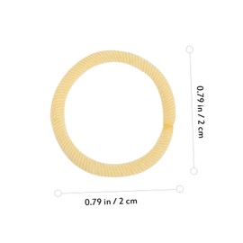 Healeved 120pcs Hair Ties Elastic Seamless Hair Bands for Thick Curly Straight Stretchy Non Damaging Ponytail Holders for Daily Use