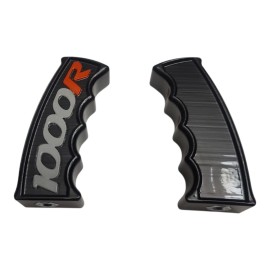 BP-Engineer Can Am XMR Renegade XT-P XXC Outlander 1000R Shifter Black Silver Red Polymer 4"