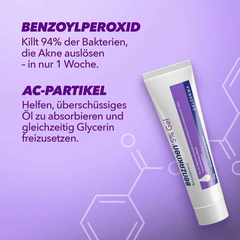 Benzaknen® 5% Gel for Acne in Mild to Medium Distinction,