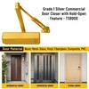 TITAN STRIKE Heavy Duty Automatic Door Closer with Hold Open,
