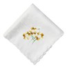 [Ebherys] 100% Silk Pure Hand Embroidery Handkerchief Square Hand Embroidery