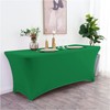 Esther Beauty 6ft Spandex Tablecloth Rectangular Stretchy Fits Tables Size