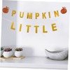 jojofuny 1set Thanksgiving Little Pumpkin Banner Glittery Bunting Photo Prop