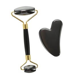 Mikinona Set of Facial Massagers Board Massage Roller Beauty Tools for Skin Lift Compact Portable