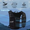 Running Vest Women Men,ight Reflective Hydration Vest Pack with 1500ml